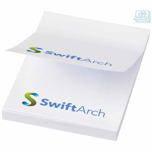 Sticky-mate® A8 Sticky Notes 50×75mm - 50 Sheets, 80gsm Paper, Full Colour Print