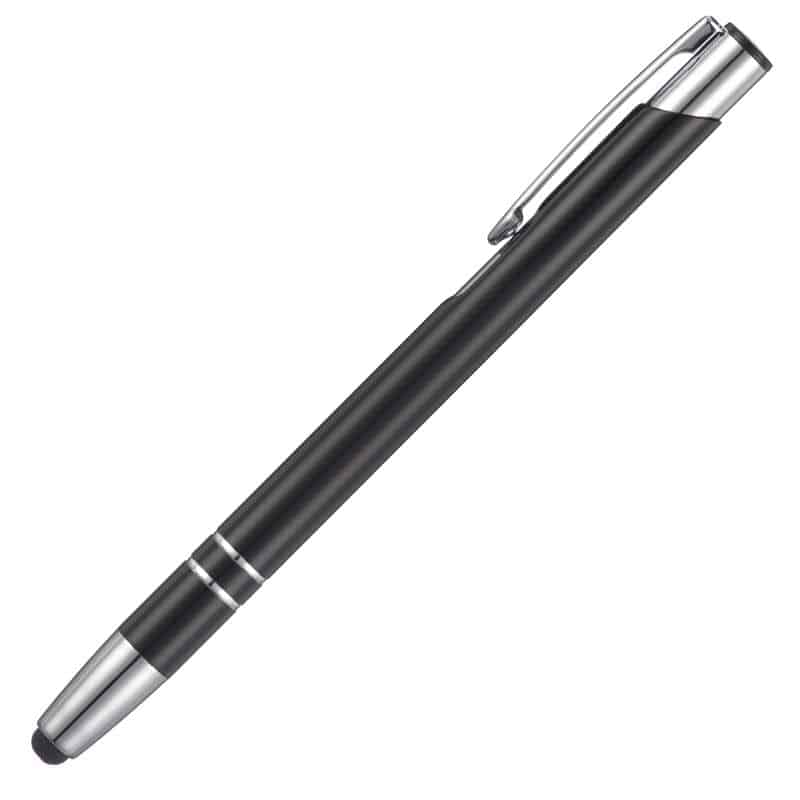 Beck Stylus Ball Pen - Metal Barrel, Stylus Tip, Large Branding Area