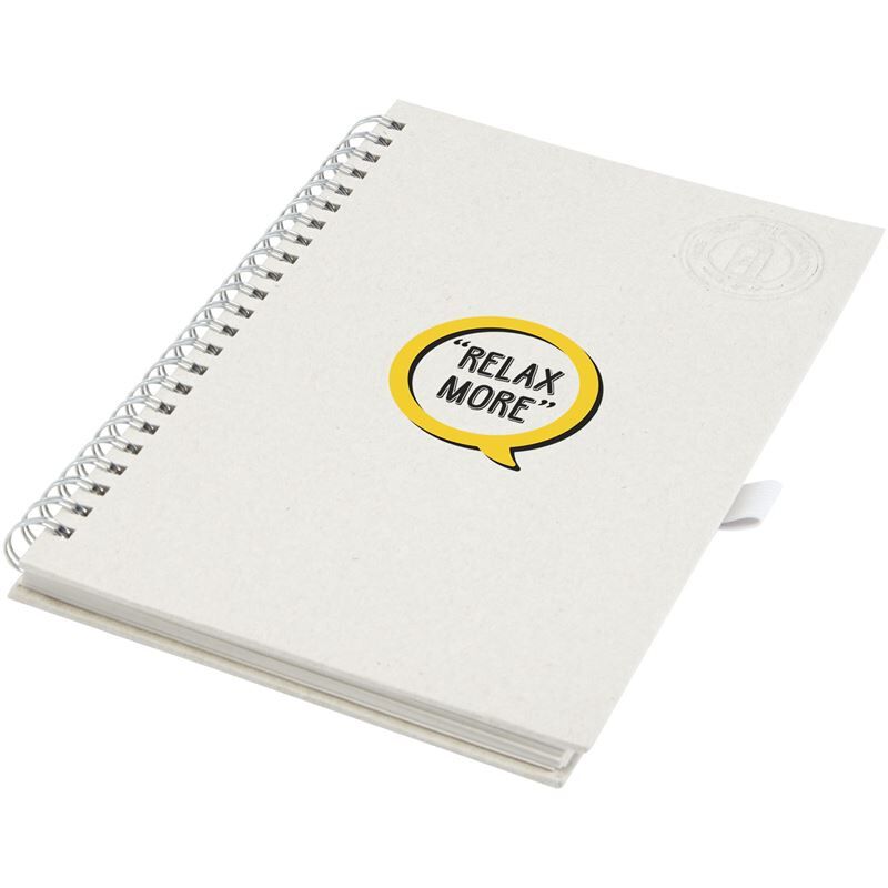 Dairy Dream A5 Size Reference Recycled Milk Cartons Spiral Notebook