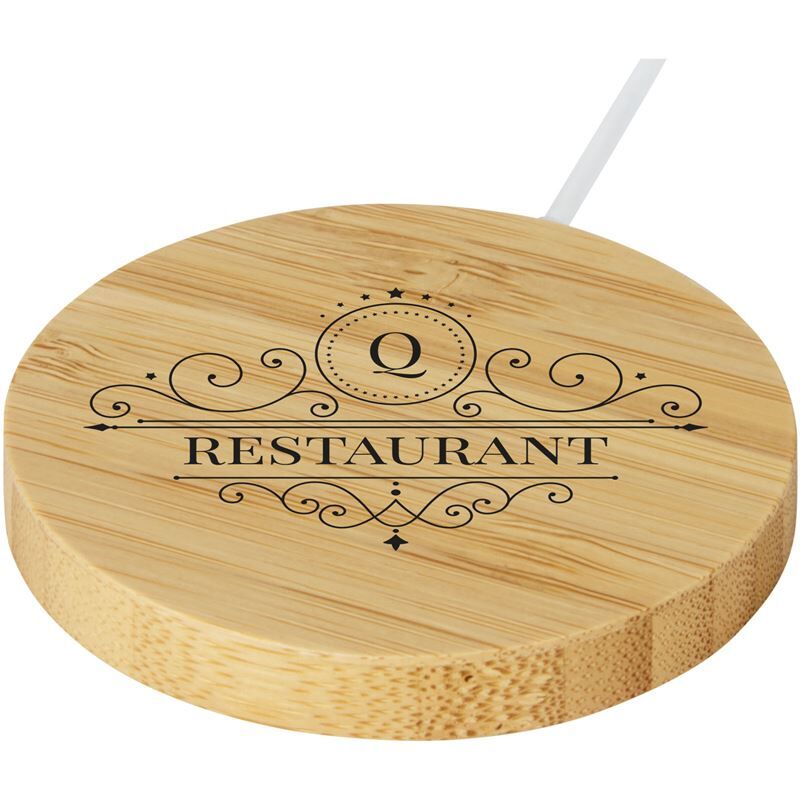 Atra 10w Bamboo Magnetic Wireless Charging Pad