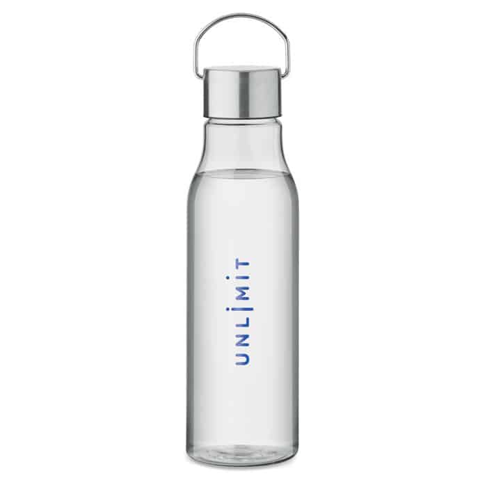 Promotional RPET Bottle with PP Lid - 600ml Leak-Free, BPA-Free, Recycled