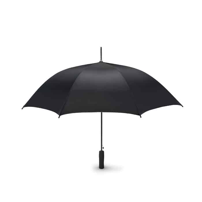 23 Inch Auto Open Umbrella - 190T Pongee Canopy, Black EVA Handle