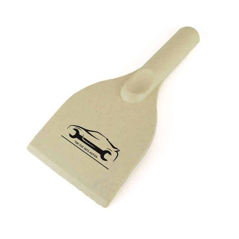 Beckett Bamboo Ice Scraper - 50% Bamboo Fibre, 50% PP Plastic, 65×30mm Print Area