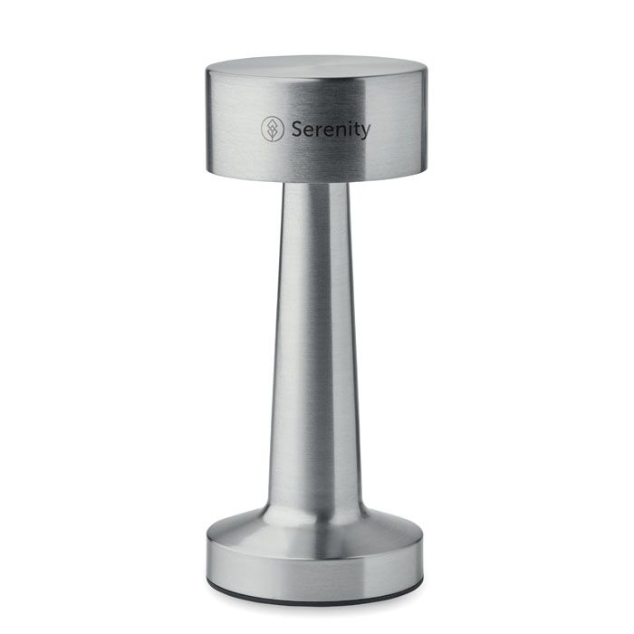 Rechargeable Iron Table Lamp - Iron Body, 12 LEDs, Stepless Dimming