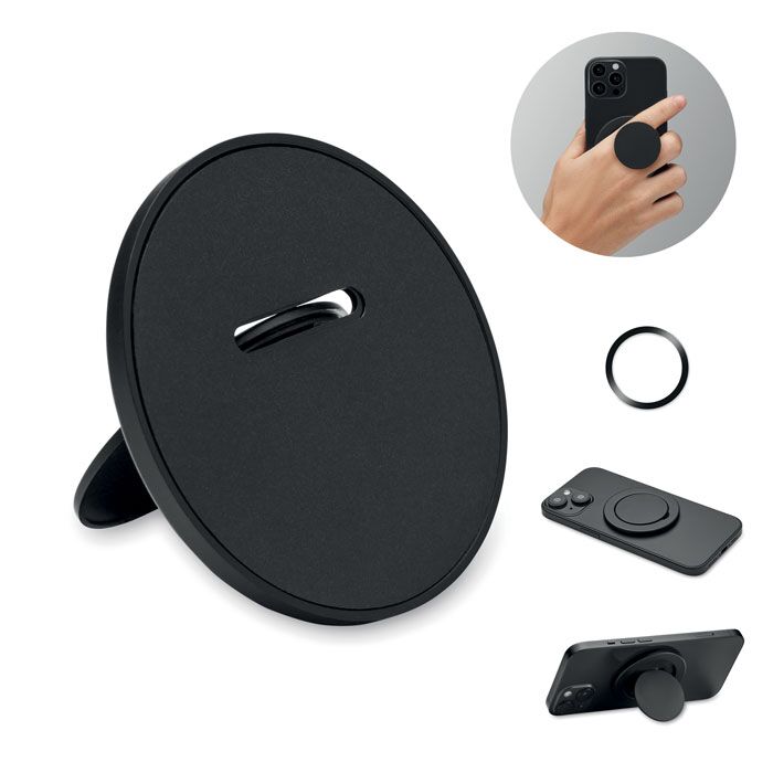Magnetic Phone Holder - Recycled ABS with Metal Ring Support, 35mm Print