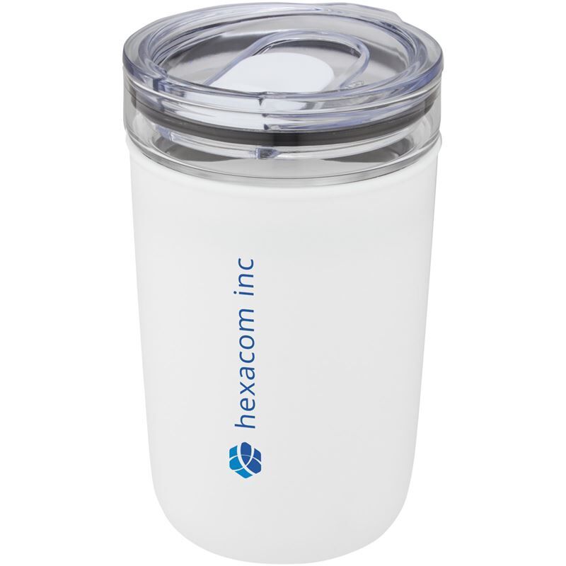 Bello 420 ml Glass Tumbler With Recycled Plastic Outer Wall