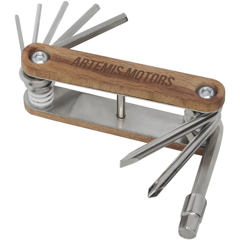 Fixie 8-function Wooden Bicycle Multi-tool