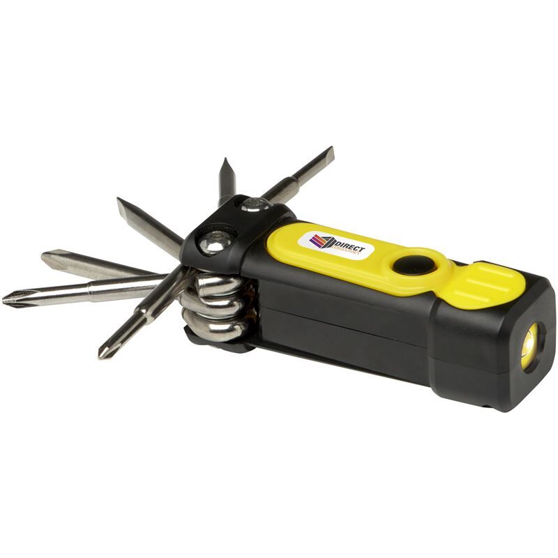 Octo 8-in-1 Rcs Recycled Plastic Screwdriver Set With Torch