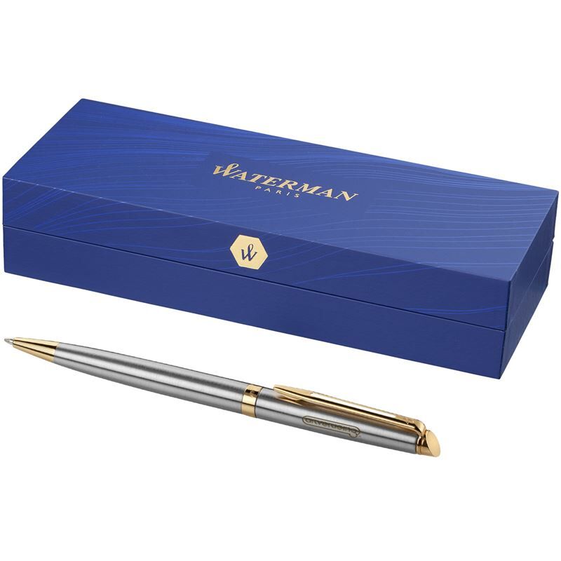 Waterman Hémisphère Ballpoint Pen, Stainless Steel, Exclusive Design