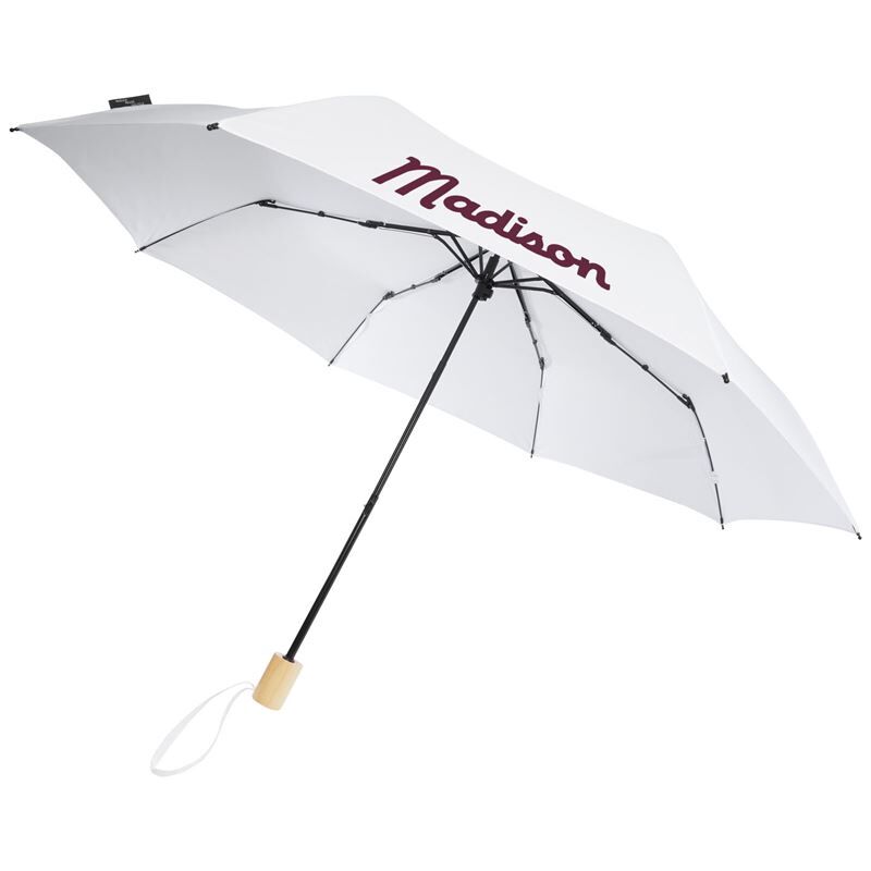 Birgit 21'' Foldable Windproof Recycled Pet Umbrella