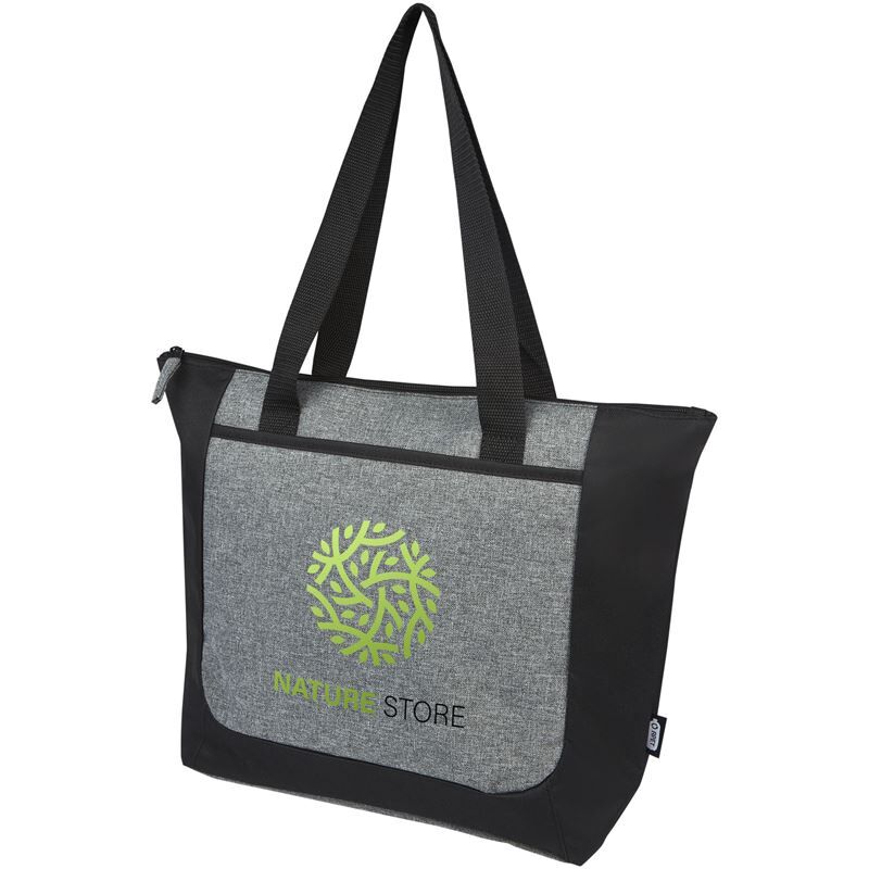 Reclaim Grs Recycled Two-tone Zippered Tote Bag 15l