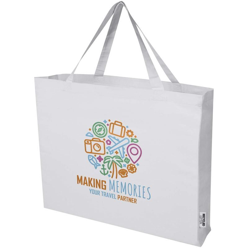Odessa 220 g/m² Grs Recycled Cotton Tote Bag 40l