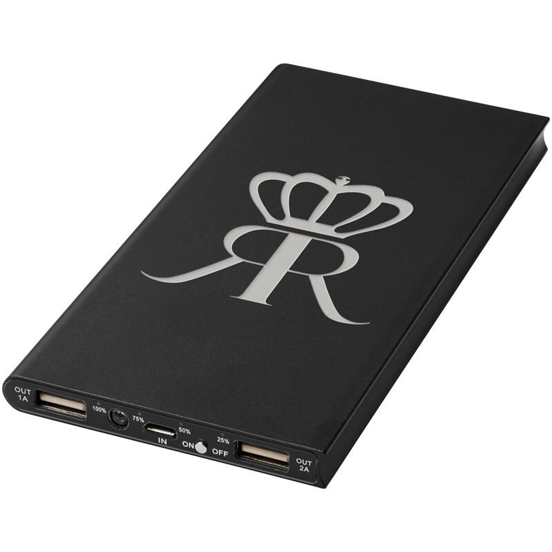 Plate 8000 Mah Aluminium Power Bank