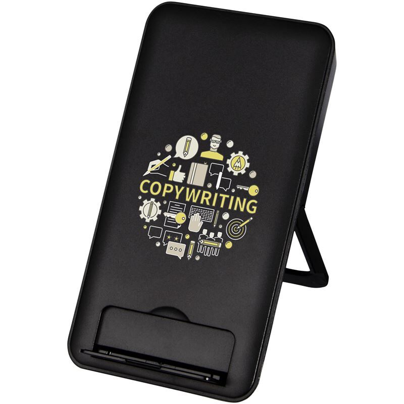 Loop 10w Recycled Plastic Wireless Charging Pad With Phone Stand