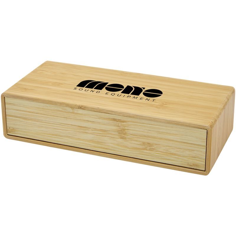 Minata Bamboo Wireless Charger With Clock