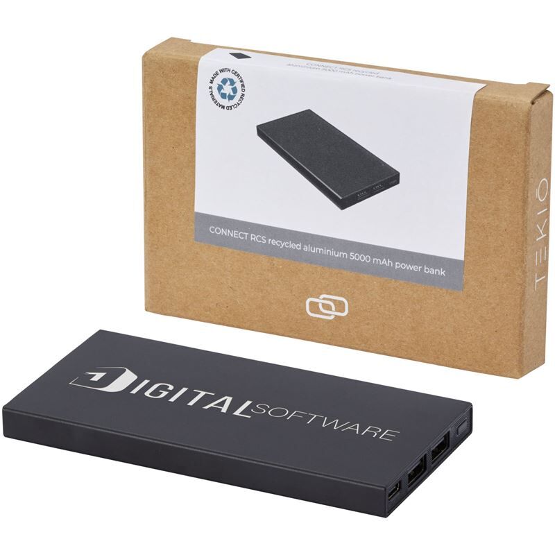 Connect 5000 Mah Rcs Recycled Aluminium Power Bank