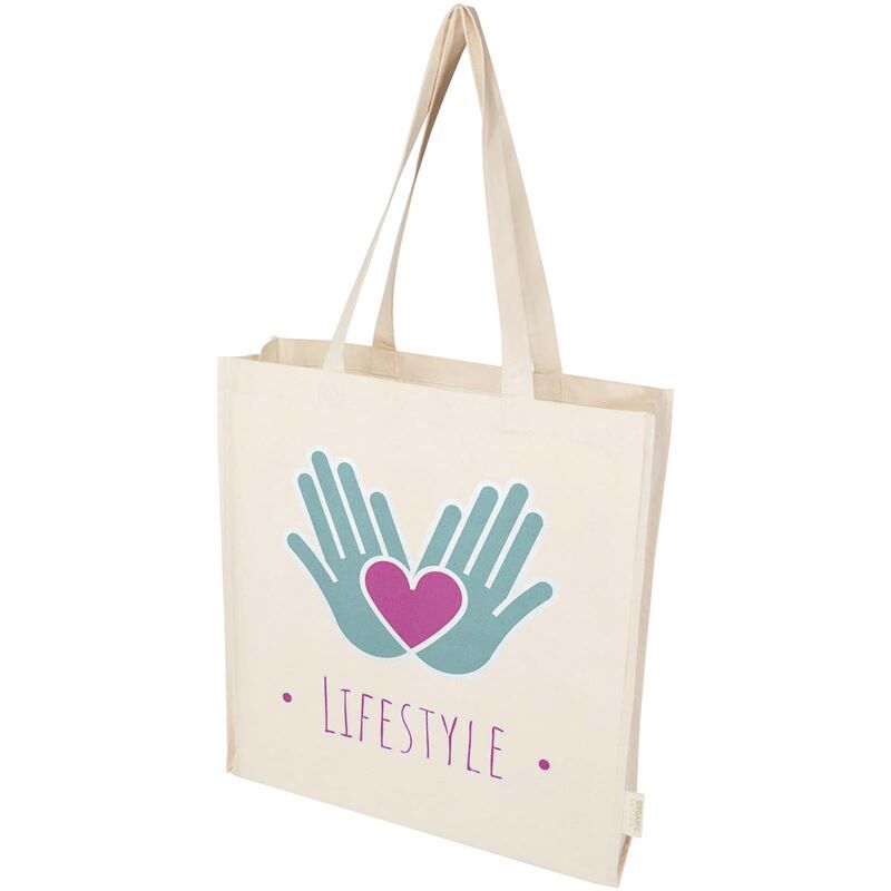 Orissa 180 g/m² Organic Full Gusset Tote Bag 14l