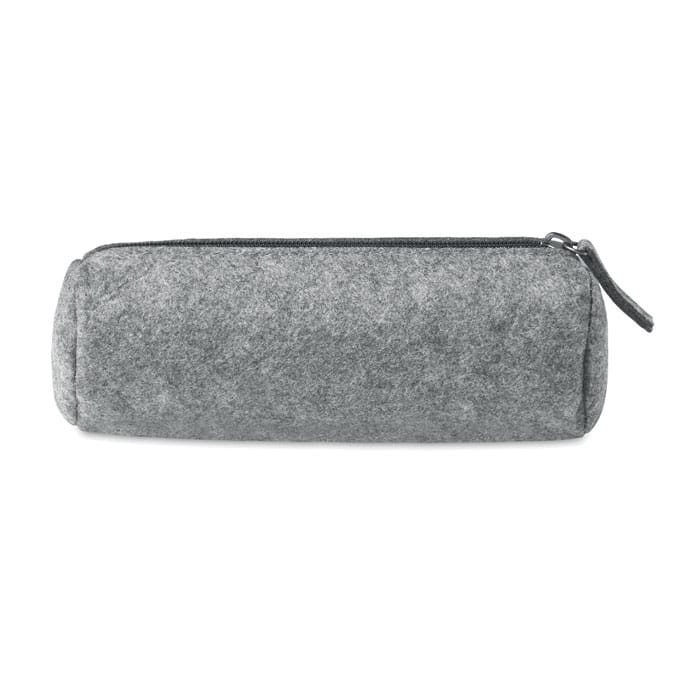 Felt Zippered Pencil Case - RPET Recycled Material, 210mm x 80mm