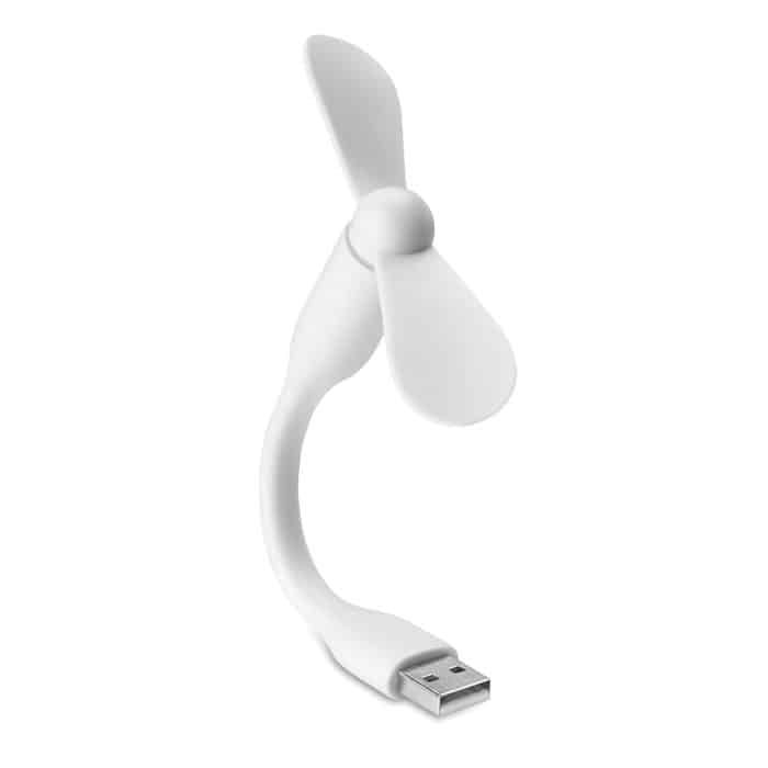 Portable USB Fan - PVC Construction, Compact Size for Desktop Use