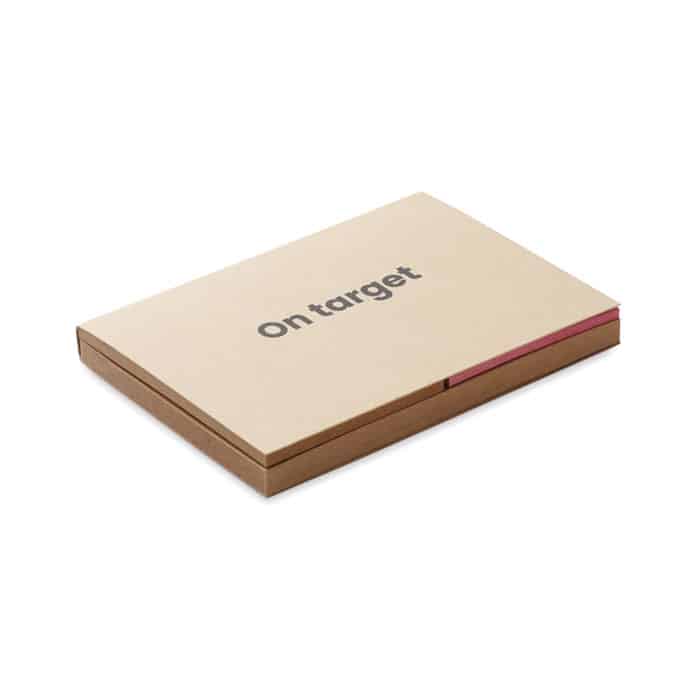 Recycled Paper Memo Set - 2-Piece Sticky Notes with Page Markers, EU Made