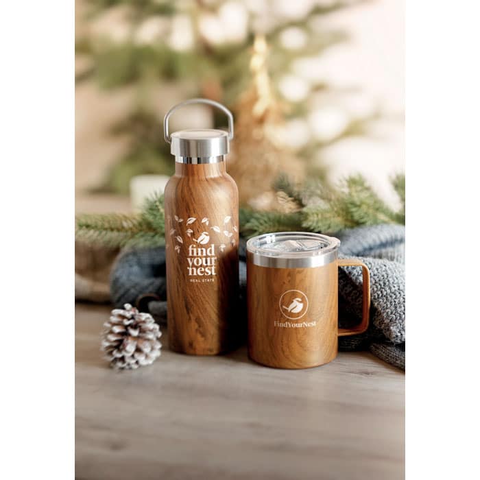 Double Wall Insulated Bottle 500ml - Recycled Stainless Steel, Leak Free