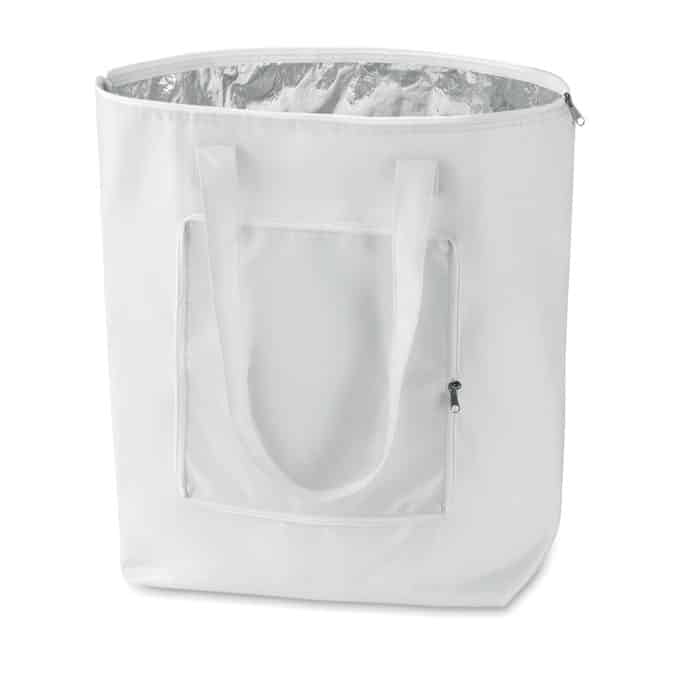 Foldable Cooler Shopping Bag - 13L Capacity, 210D Polyester, Aluminium