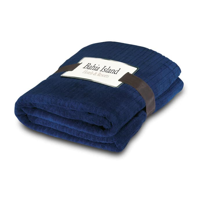 Fleece Blanket - 240gsm Soft Polyester with Ribbon and Printable Card