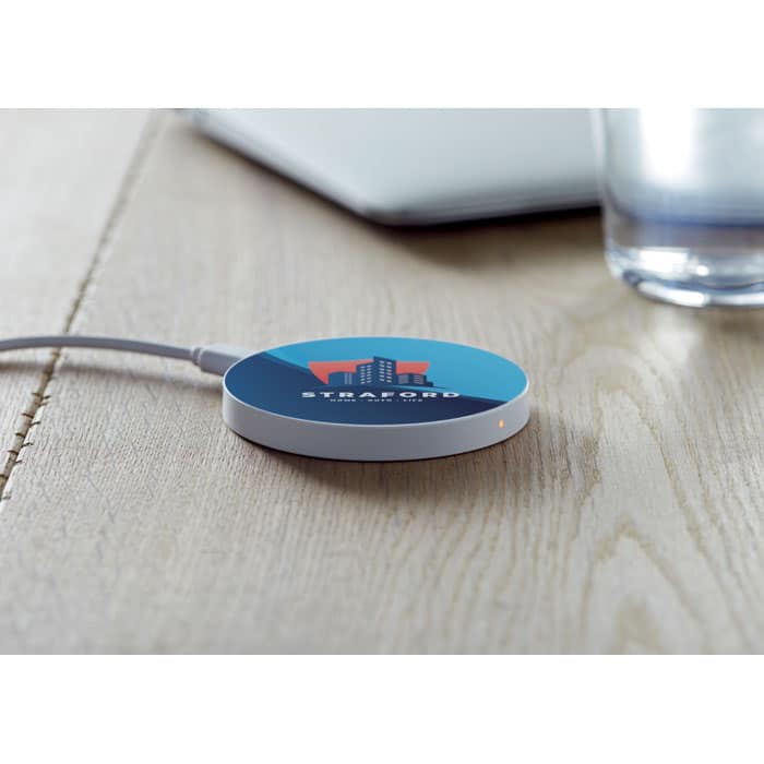 Wireless Charger 5W - Universal Compatibility, 70mm Branding Area