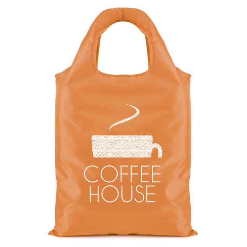 Eliss Foldable Shopper - 210D Polyester, Zip Pouch, Compact Reusable Tote Bag
