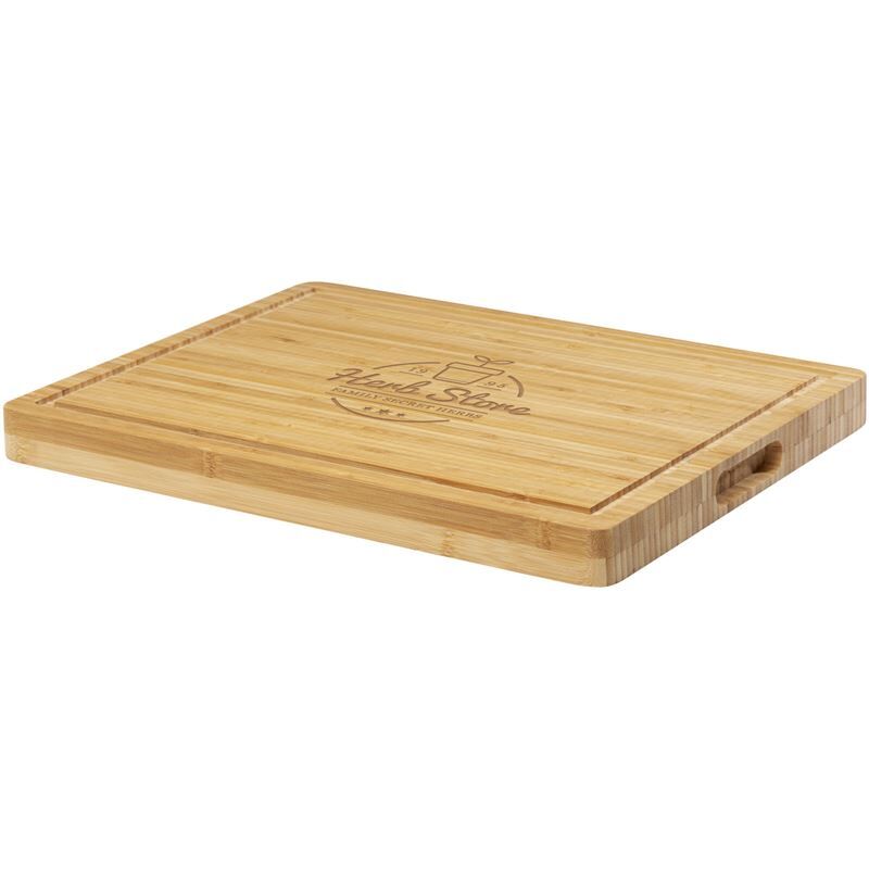 Fet Bamboo Steak Cutting Board - Sustainable Bamboo with Perimeter Groove, 300×200mm